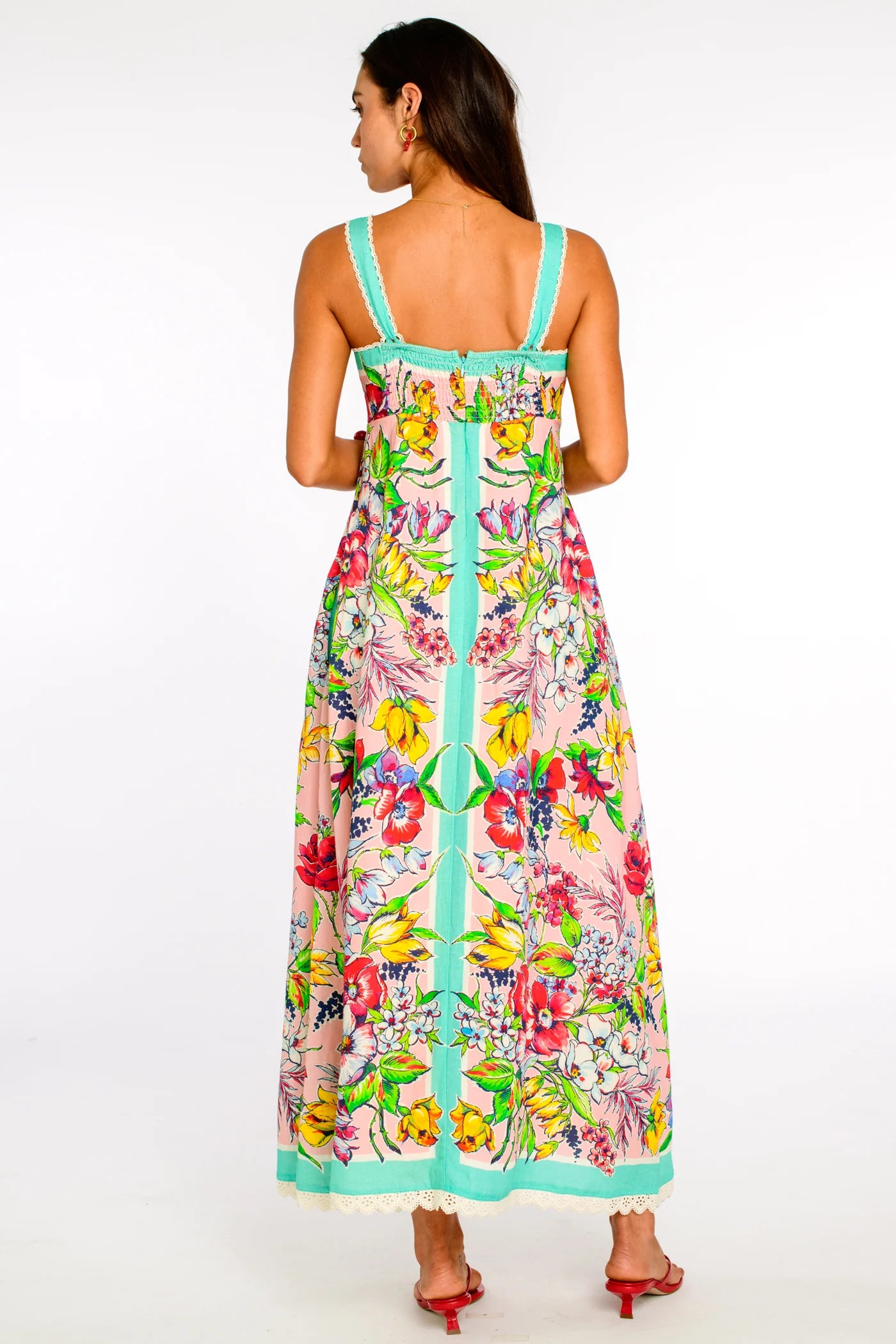 Annalisa Dress in Vintage Scarf