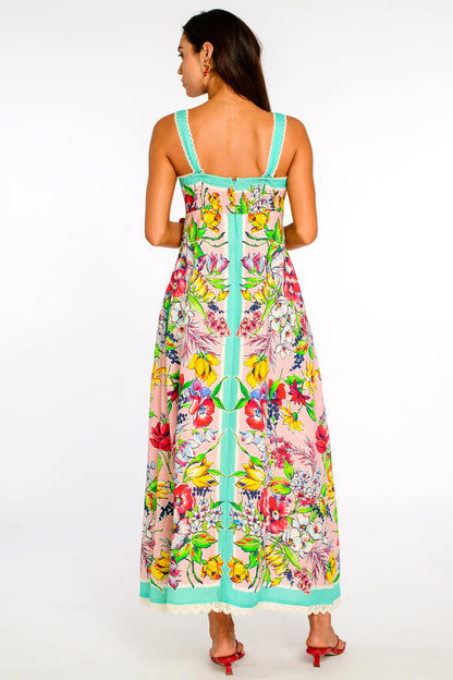 Annalisa Dress in Vintage Scarf
