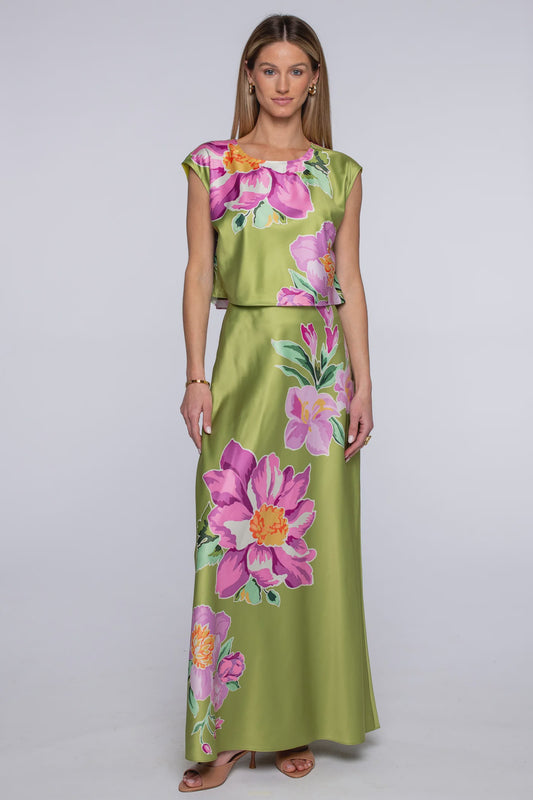 Anita Skirt in Bias Bouquet