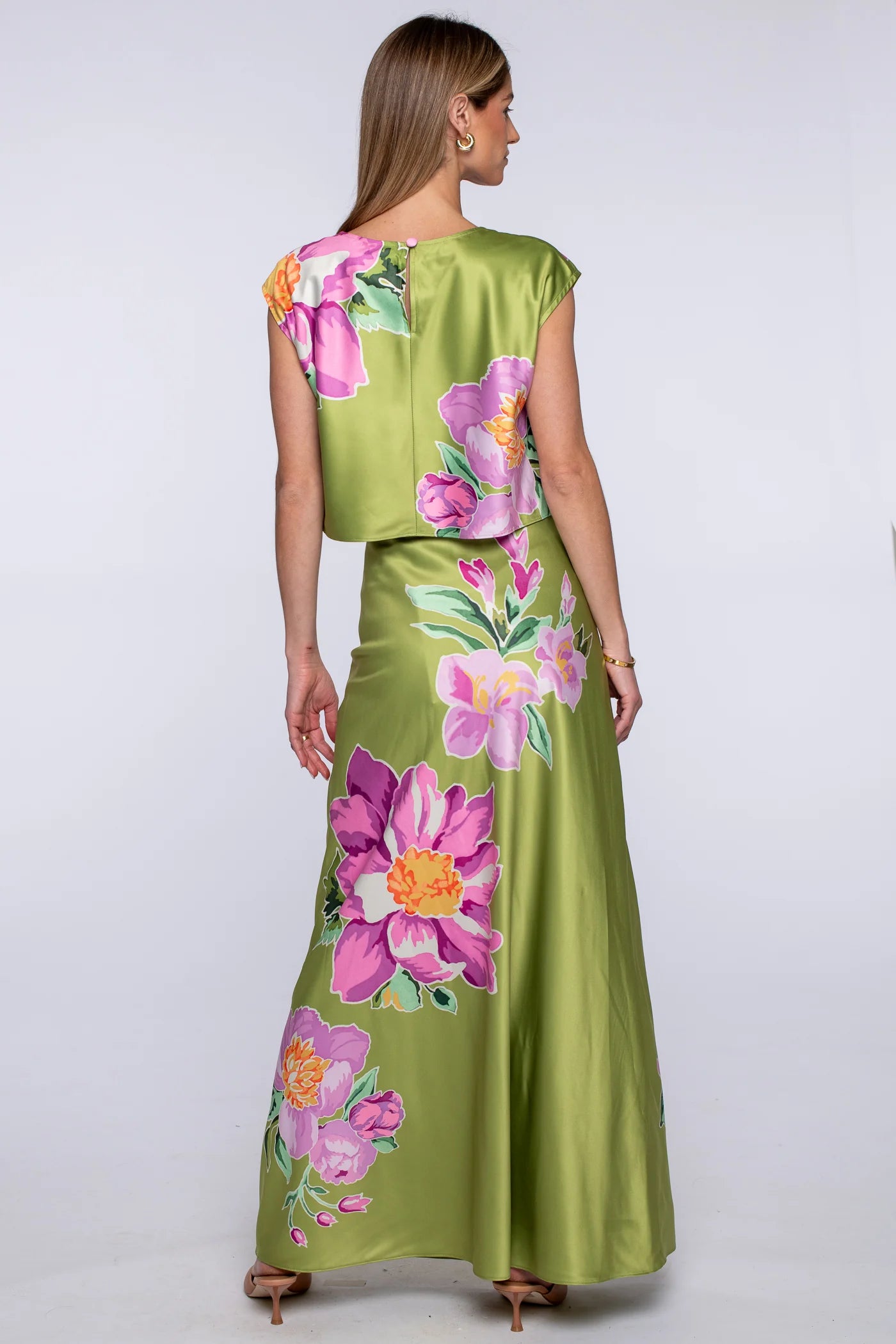 Jackie Top in Bias Bouquet