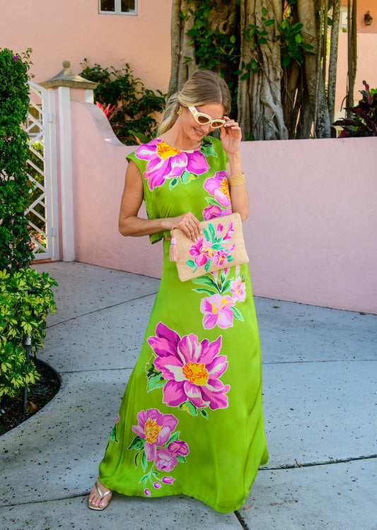 Jackie Top in Bias Bouquet