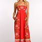 Annalisa Dress in Indian Flower Poppy