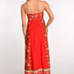 Annalisa Dress in Indian Flower Poppy