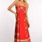 Annalisa Dress in Indian Flower Poppy