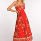 Annalisa Dress in Indian Flower Poppy