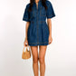 Janie Dress in Dark Wash Denim