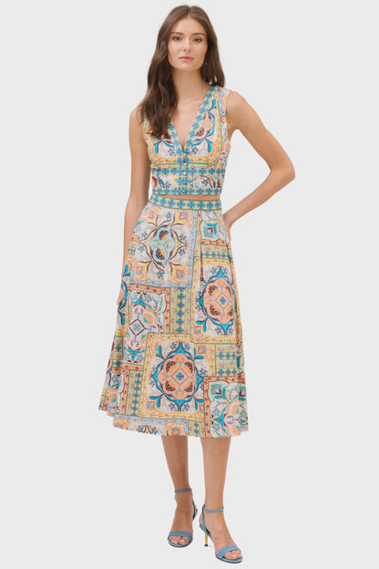 Mabel Skirt-Scarf Print