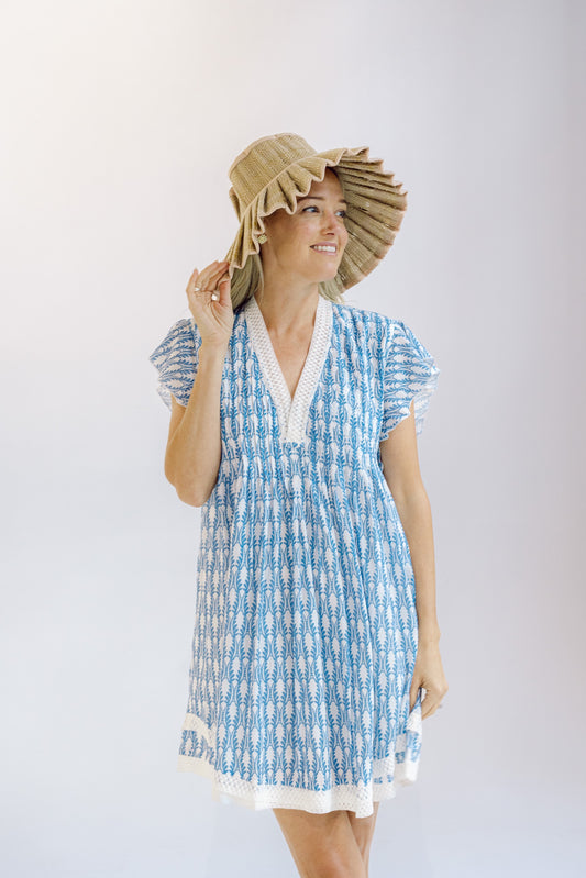 Eden Dress-Blue Scale