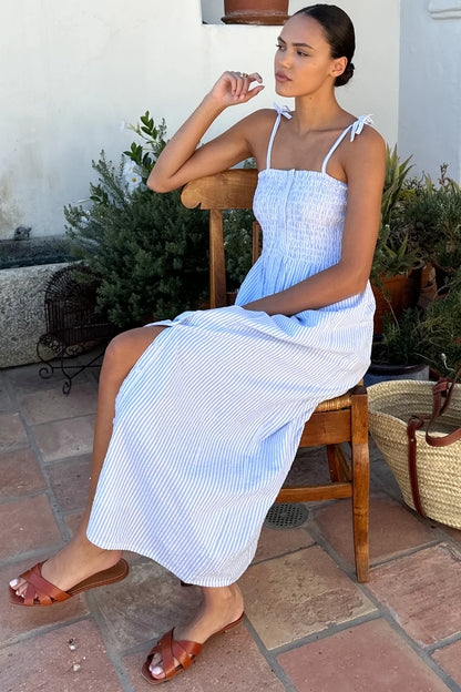 Santiago Sundress - Plein Air Stripe