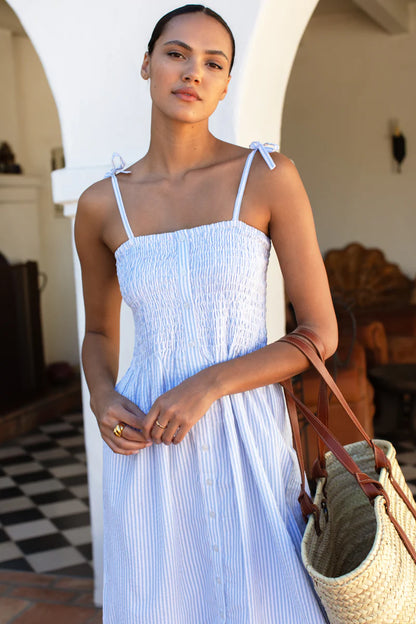 Santiago Sundress - Plein Air Stripe