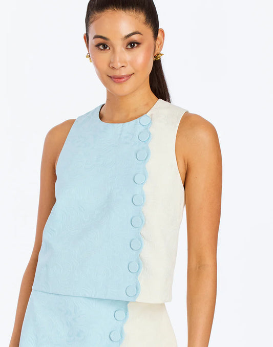 Etta Scallop Top