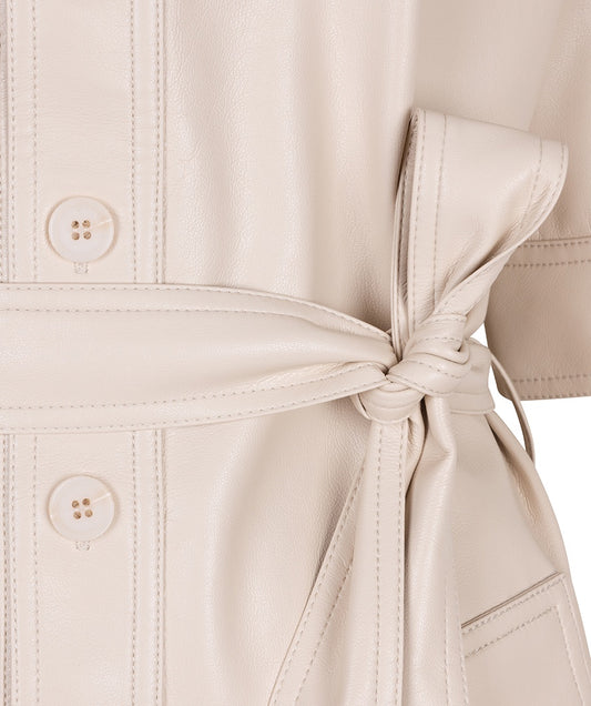 Tanya Vegan Leather Dress