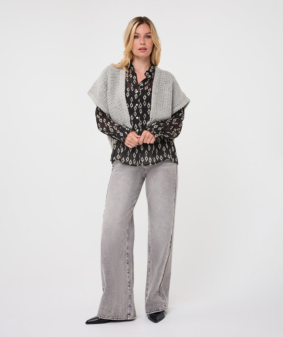 Hadley Knit Cardigan - Grey