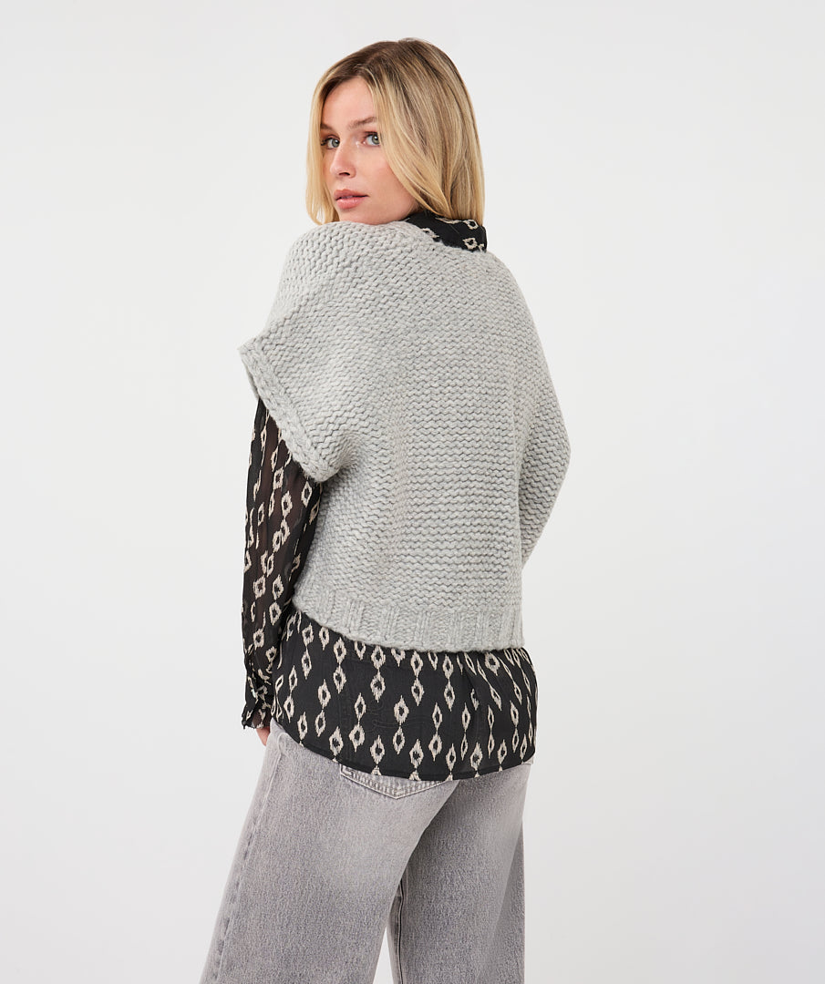 Hadley Knit Cardigan - Grey