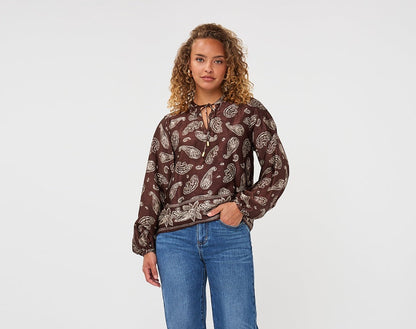 Paisley Poet Blouse