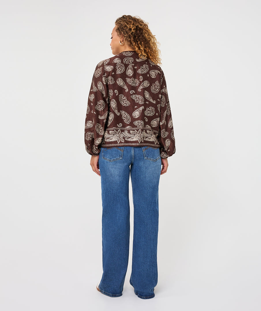 Paisley Poet Blouse
