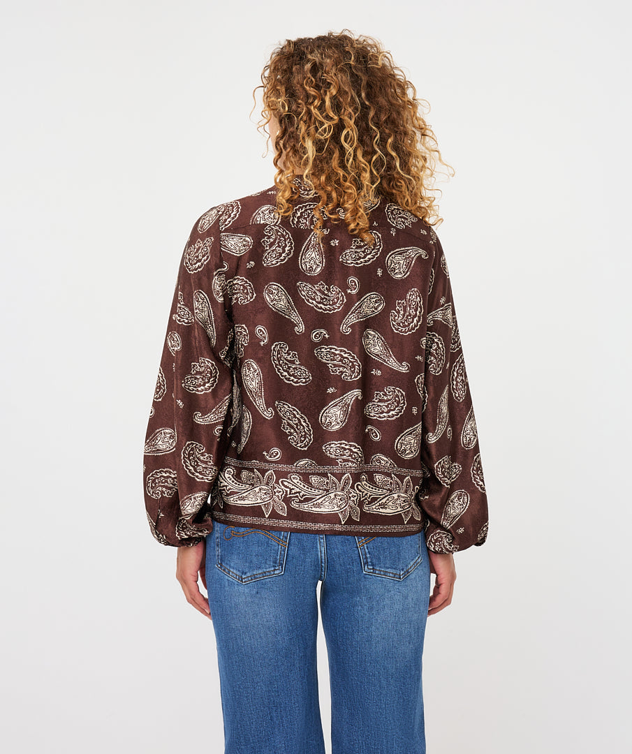 Paisley Poet Blouse
