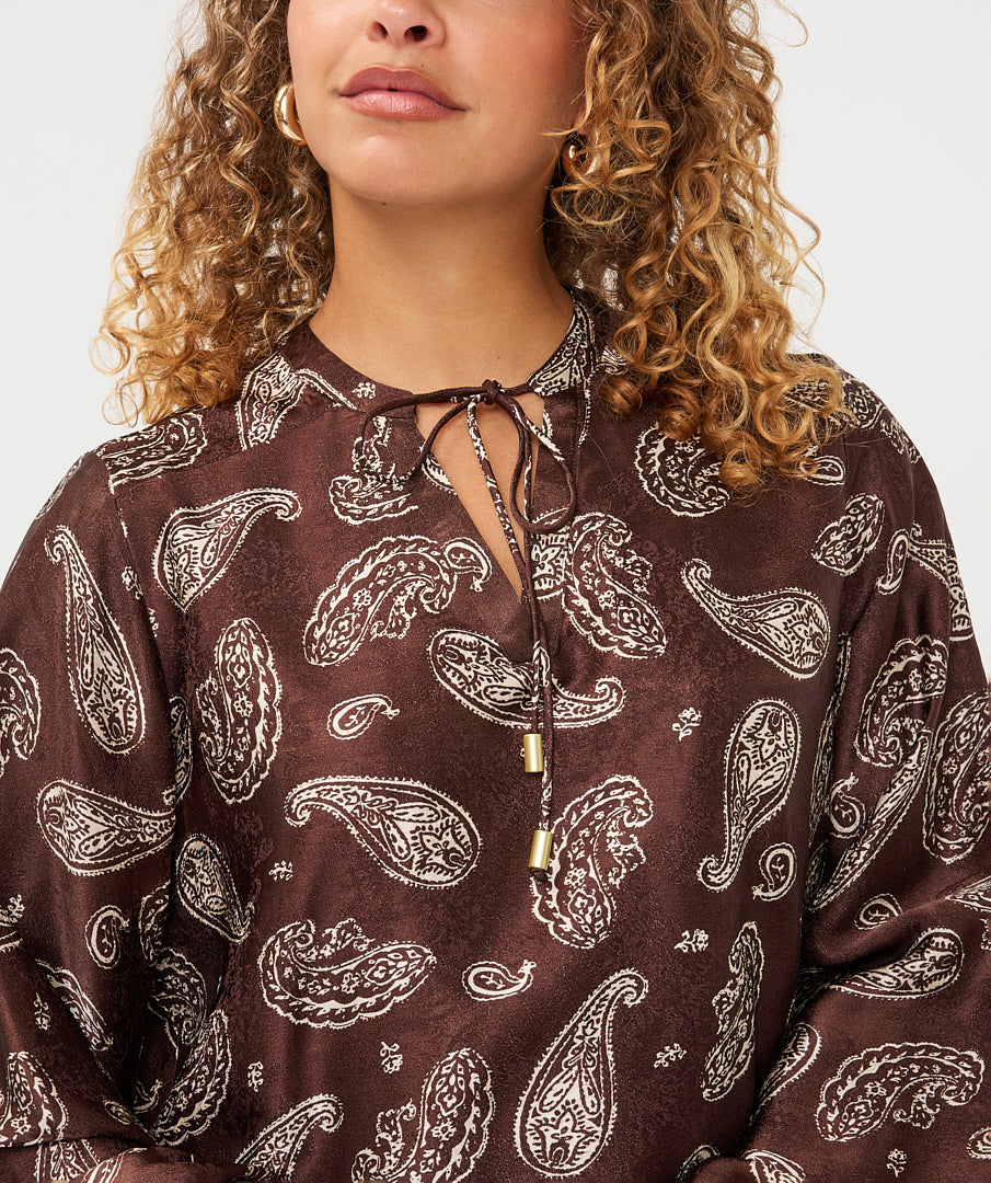 Paisley Poet Blouse