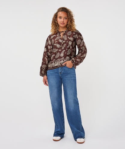 Paisley Poet Blouse