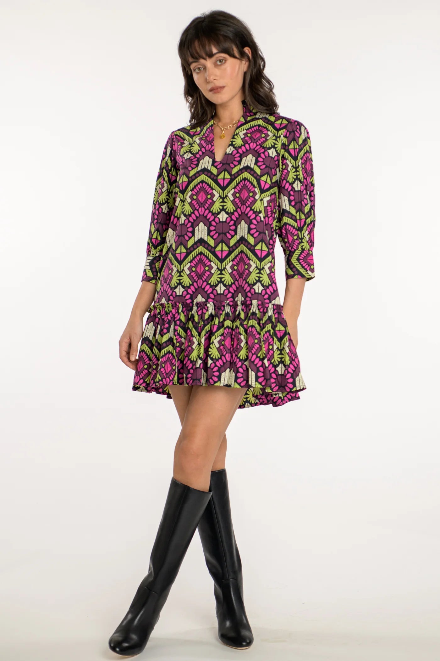 Chloe Dress in Aztec