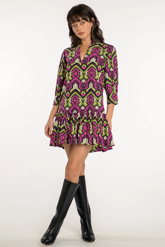 Chloe Dress in Aztec