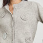 Francesca Cardigan - Heather Grey