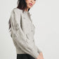 Francesca Cardigan - Heather Grey