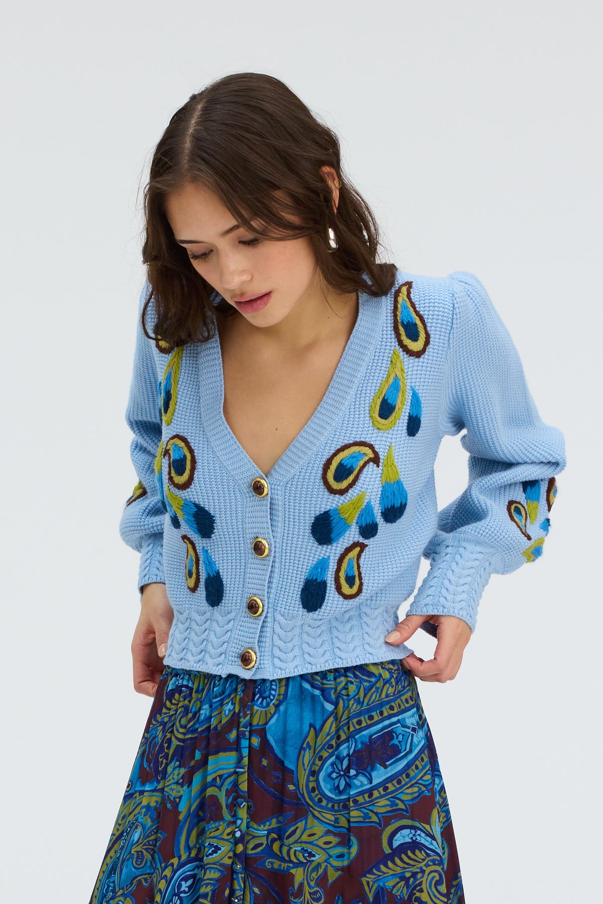 Piper Cardigan - Dusk Blue