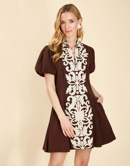 Flavia Barong Mini Dress