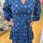 Emma Dress - Blue Block