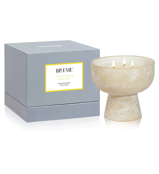 Happiness - Yuzu & Ginger Ceramic Refillable Candle