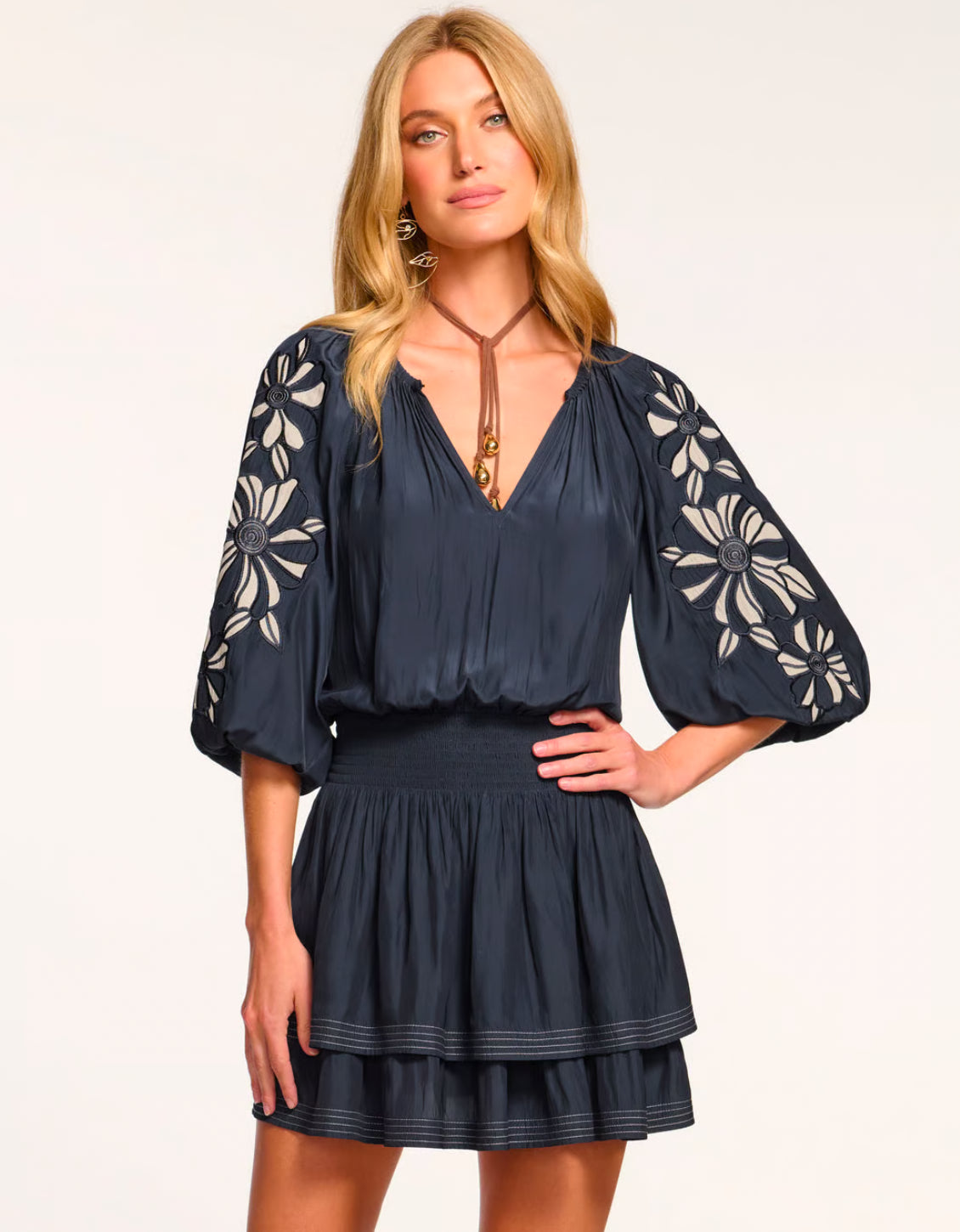 Devorah Dress - Navy