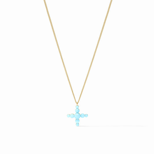 Gumdrop Cross Delicate Necklace