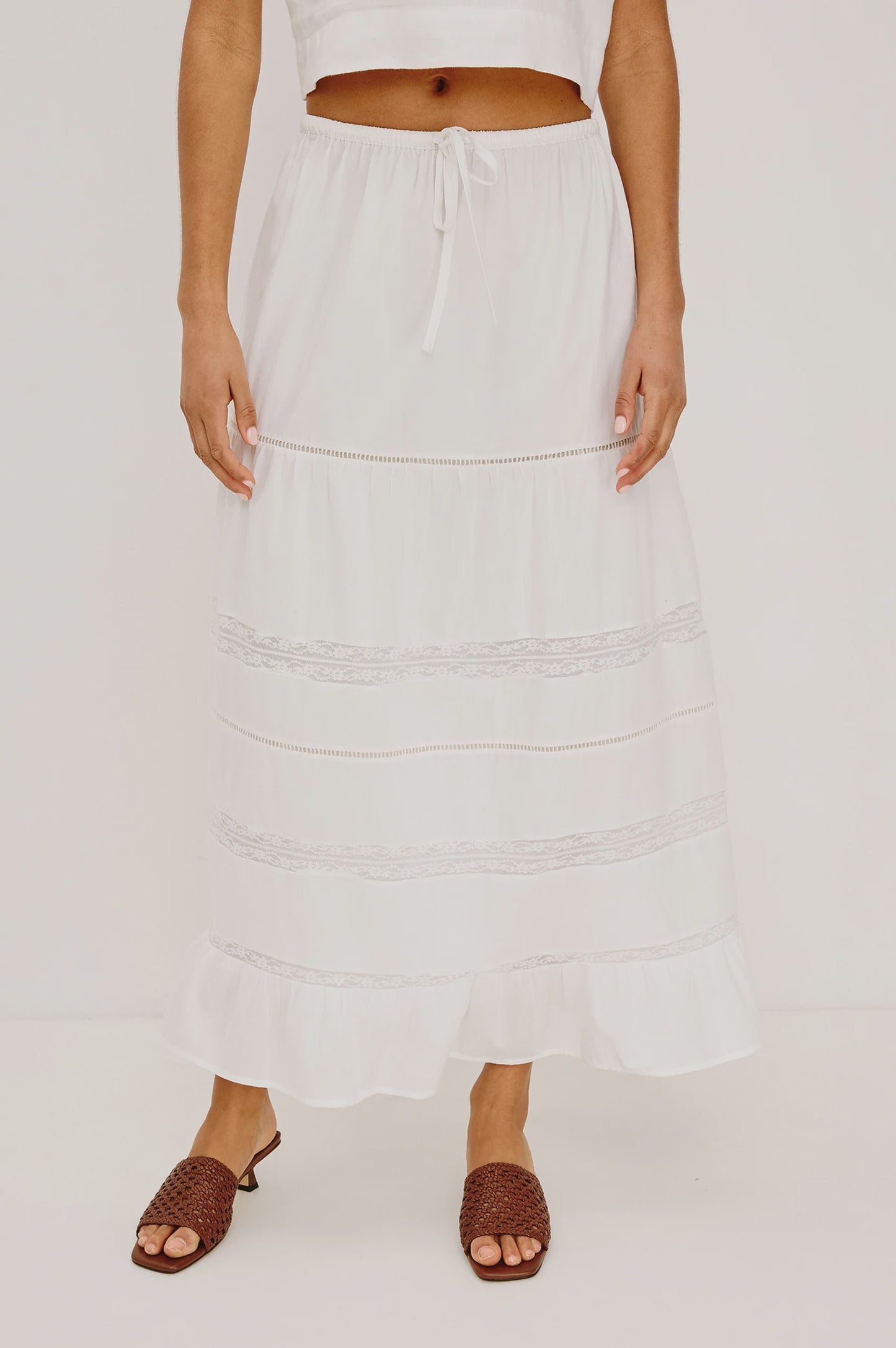 Hettie Skirt - White