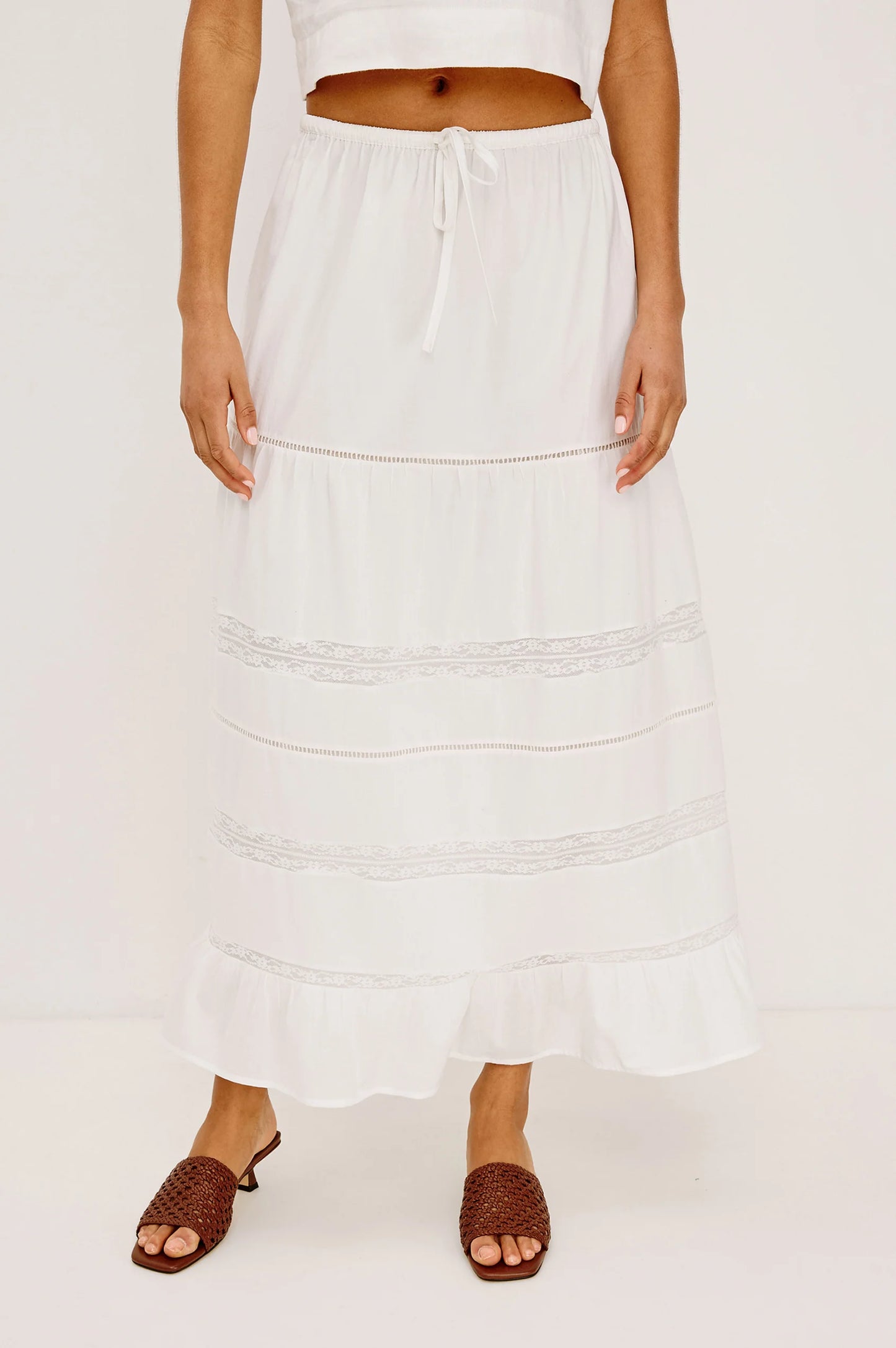 Hettie Skirt - White
