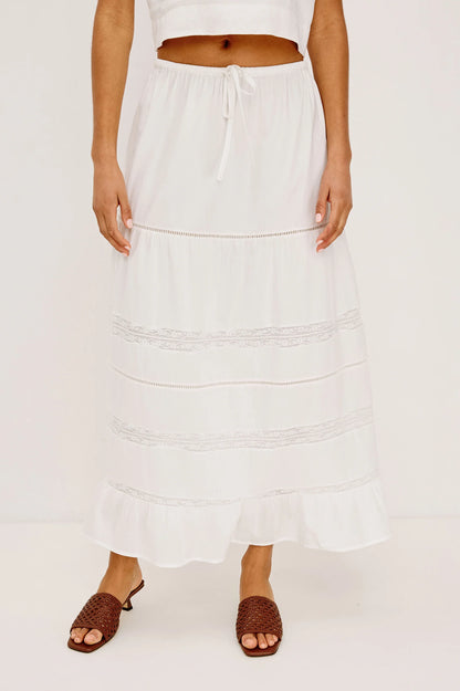 Hettie Skirt - White