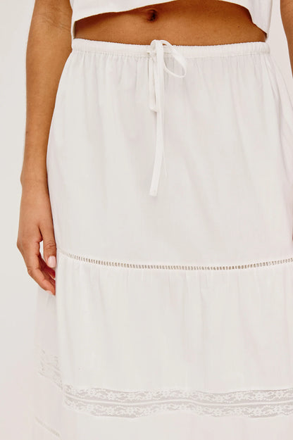 Hettie Skirt - White