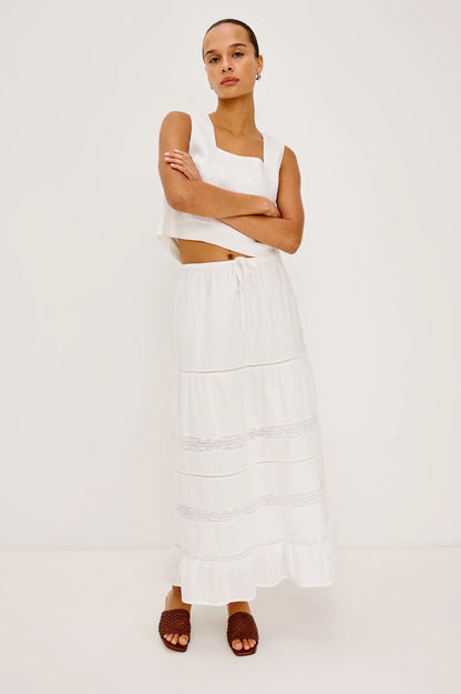 Hettie Skirt - White