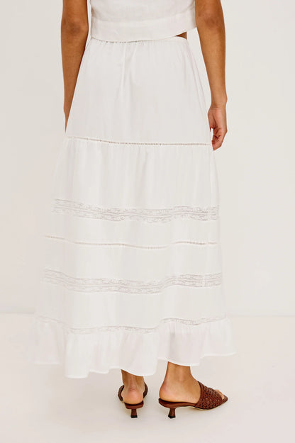 Hettie Skirt - White