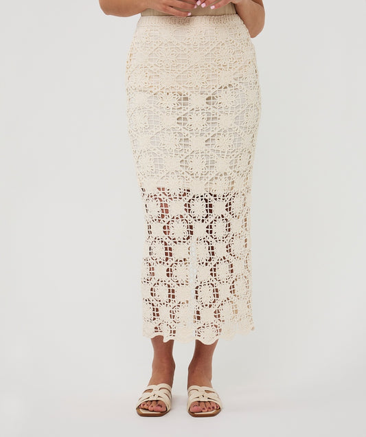 Crochet Midi Skirt
