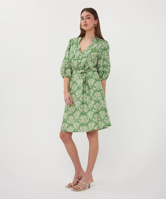 Sage Tropical Dress