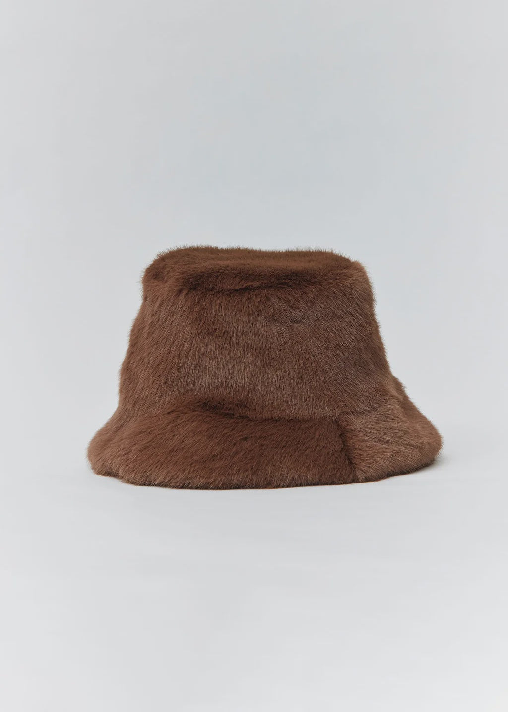 Minky Faux Bucket - Brown