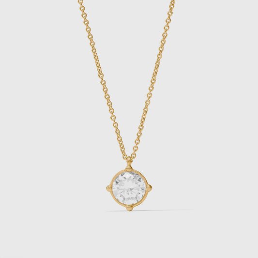 Honeybee Solitaire Necklace - Cubic Zirconia