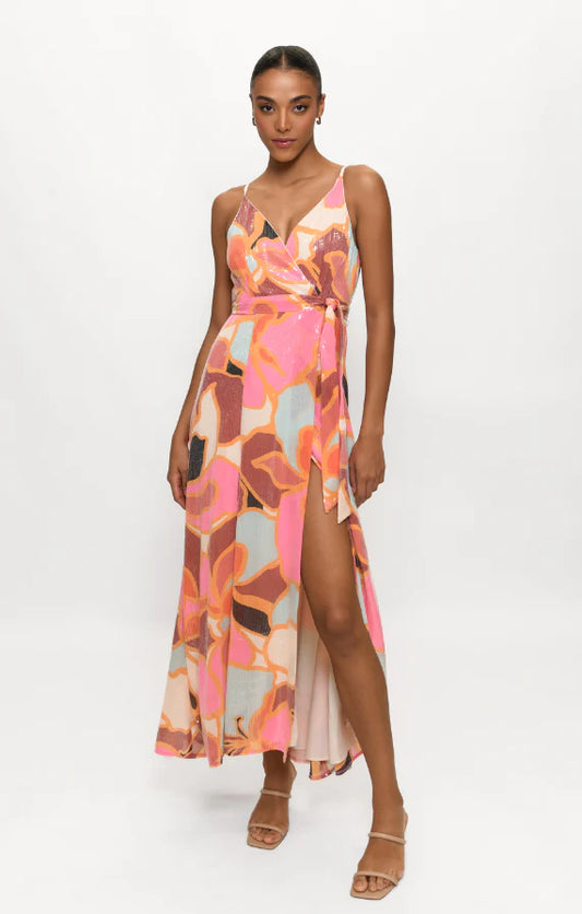 Glow Dress-Vibrant Floral