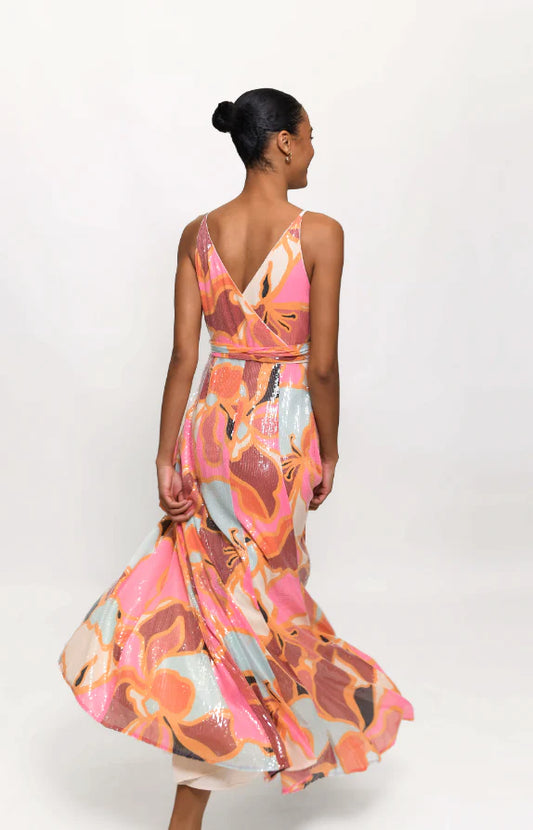 Glow Dress-Vibrant Floral