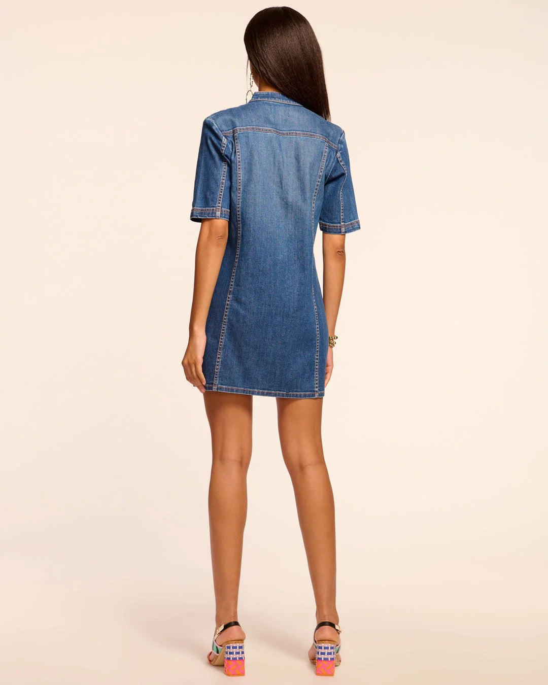 Skylar Dress - Medium Wash Denim