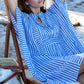 Emerson Short Caftan - Ocean Organic