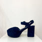 Determined Heel in Navy Suede