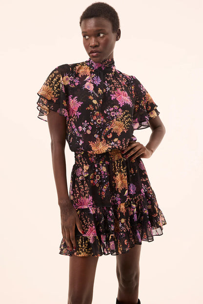 Saffie Dress - Dusted Clister Chiffon