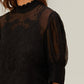 Black Short Sleeve Blouse